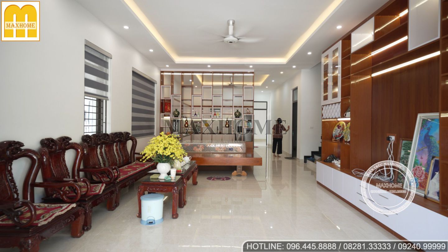 Bàn giao nội thất hiện đại cho nhà ở dân dụng 2 tầng tại Tuyên Quang
