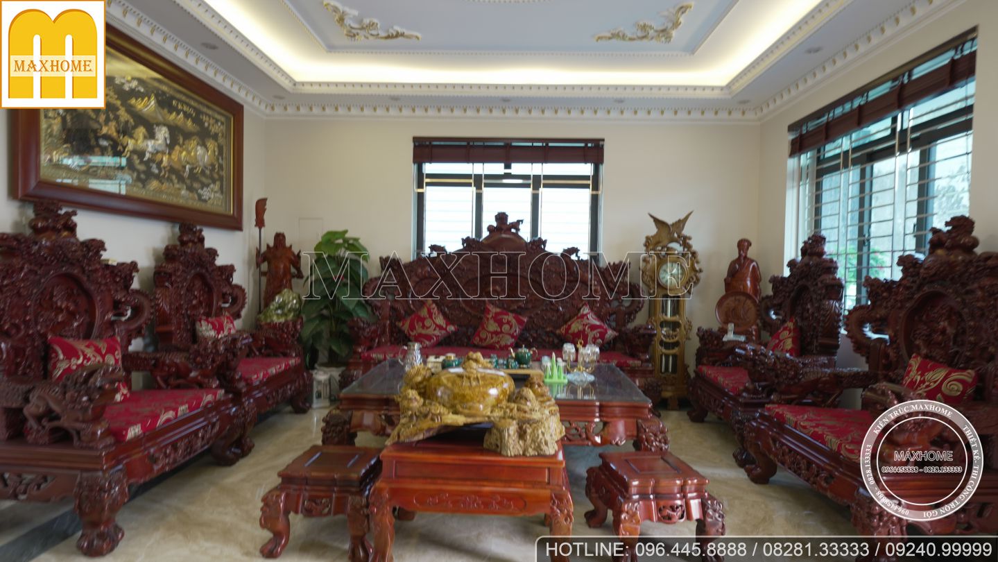 Trọn bộ nội thất ĐẲNG CẤP của gia chủ đầu tư cực khủng tại Bắc Giang